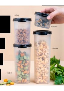 Tupperware Oval Yuvarlak 4 Lü Set