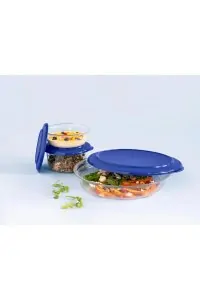 Tupperware Kristalin 3 lü Set Gece Mavisi