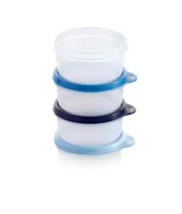Tupperware Atıştırmalık Kaplar Beyaz 3'lü Set