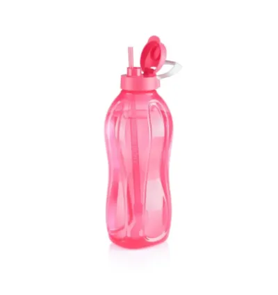 Tupperware Eco Bottle Water Bottle 2 Liter With Straw New