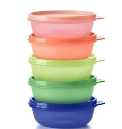 Tupperware Sugar 300 ml Refrigerator Storage and Serving Container Set of 5 5 Colors New
