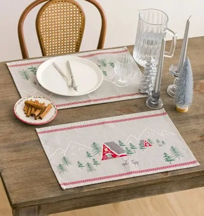 Baskılı Amerikan Servisi 2 li