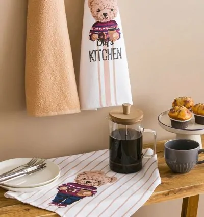 Baskılı Kurulama Bezi Havlusu 2 li