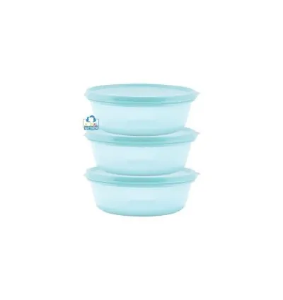 Tupperware Refrigerator Storage Containers 3-Piece 600 Ml (Three Sekerpare)