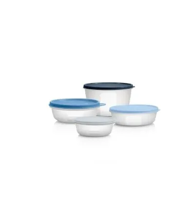 Tupperware transparent ss bowl miracle sugar storage container set of 4