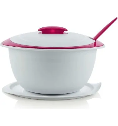 Tupperware Şık Servis Tabak 3.5lt Vişne