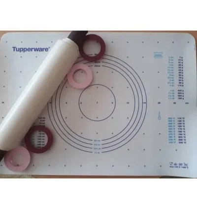 Tupperware Hamur Açma Seti (Hamur Açma Matı & Merdane ve Kalıplar)