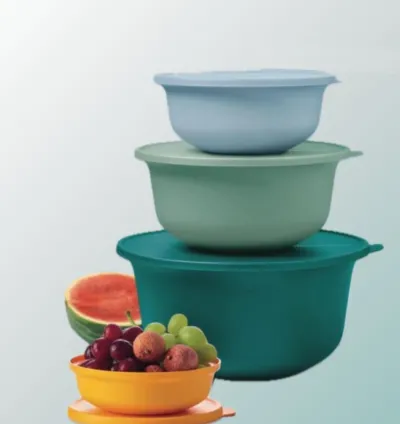 Tupperware Aloha 4'lü Saklama Kabı Seti – 7.5L, 4L, 2L, 450ml | Pratik ve Şık Saklama Çözümü