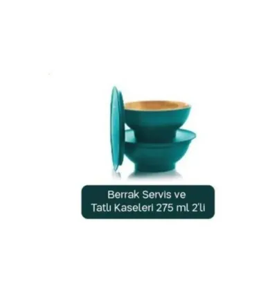 Tupperware Clear Serving and Dessert Bowls 275 ml 2-Piece Set | Stylish and Practical