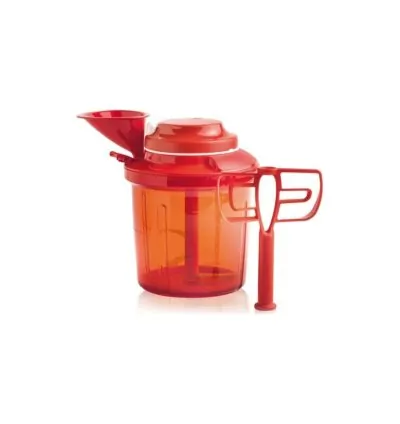 Tupperware Extra Chef Black Slicer Chopper (Red) - Practical and Fast Chopping Solution
