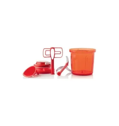 Tupperware Extra Chef Black Slicer Chopper (Red) - Practical and Fast Chopping Solution