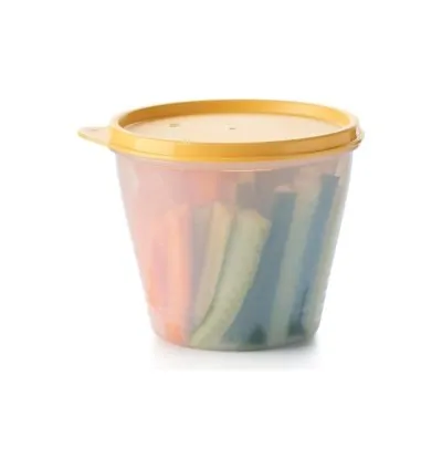 Tupperware Storage Container 800 ml with Yellow Lid – Airtight & Leak-Proof Food Keeper