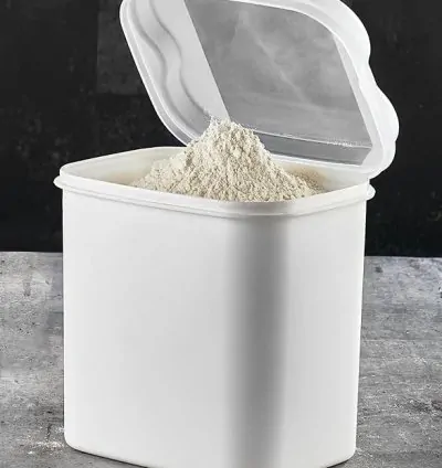 Vip Ahmet Masal Flour and Legume Storage Container 4.5 L - White
