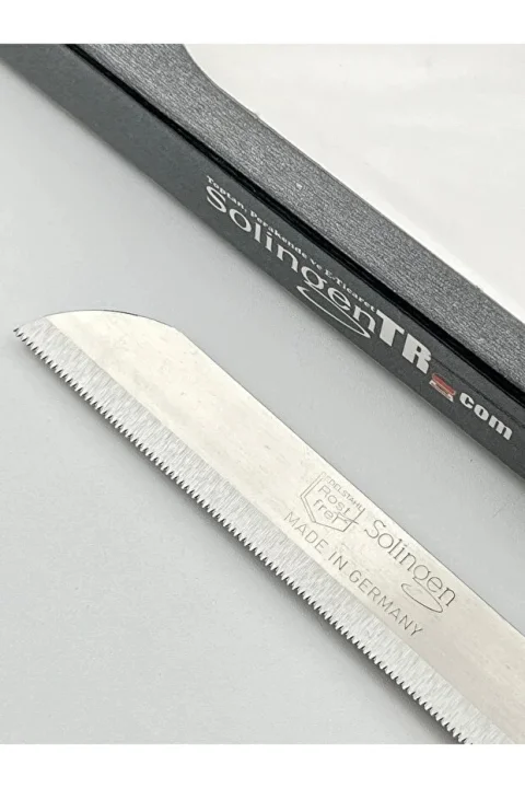 Solingen Original Ritter Ebruli Red Fruit Knife Set – 6-Piece Serrated Stainless Steel Blades