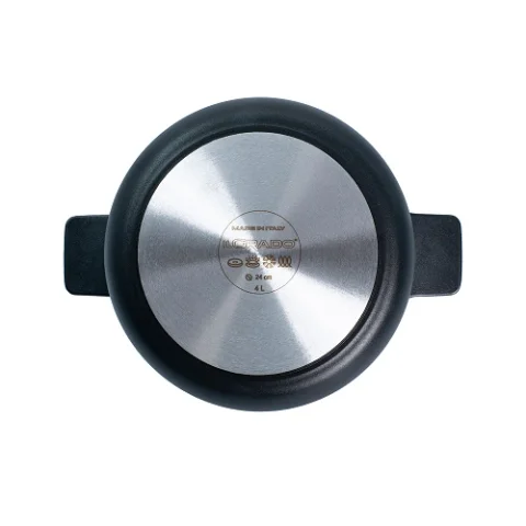 IL GRADO Döküm Tencere Ø24 cm – Elmas Kaplamalı, 4 L, Tüm Ocak Tipleriyle Uyumlu