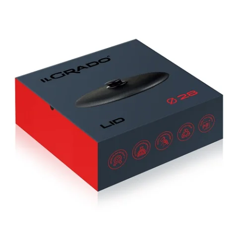 Greenway Kapak IL GRADO Ø28 cm – Fırın Etkili Döküm Alüminyum Kapak